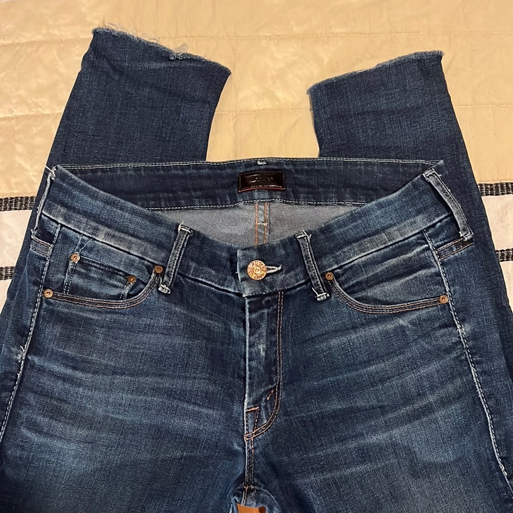 MOTHER The Looker skinny jeans. Wash: Moontide. Size 26